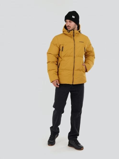 Fundango Ewan Puffer Jacket for men in yellow 4