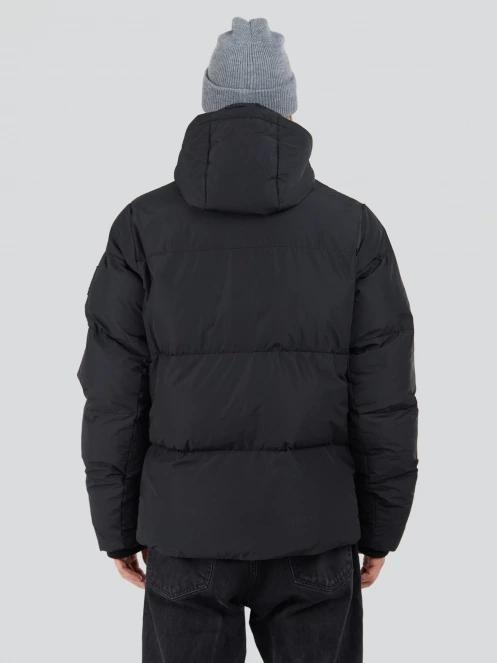 Fundango Ewan Puffer Jacket for men in black 3