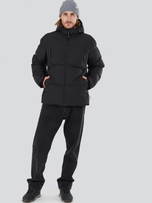 Fundango Ewan Puffer Jacket for men in black 4