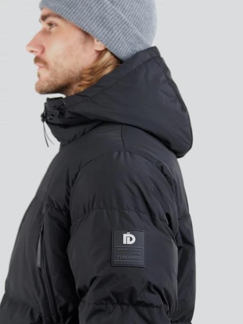 Fundango Ewan Puffer Jacket for men in black 6