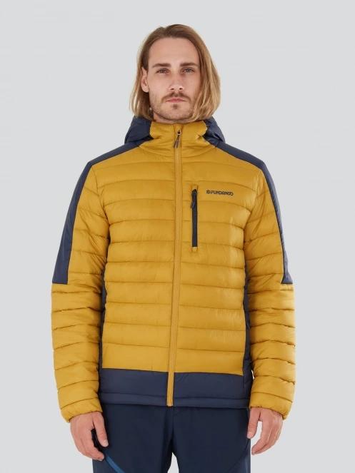 Fundango Matt Hooded Jacket for men in yellow 2