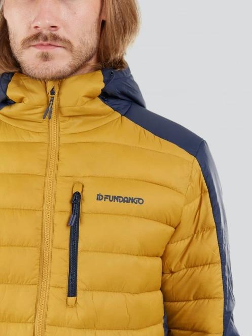 Fundango Matt Hooded Jacket for men in yellow 6