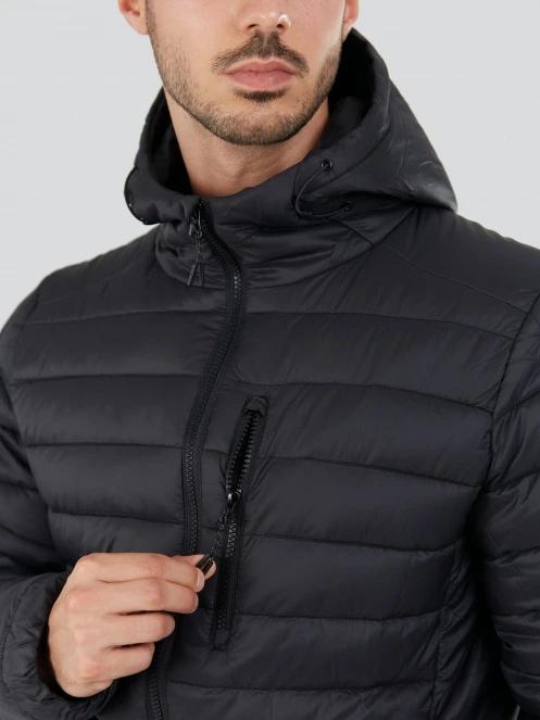 Fundango Matt Hooded Jacket for men in black 6