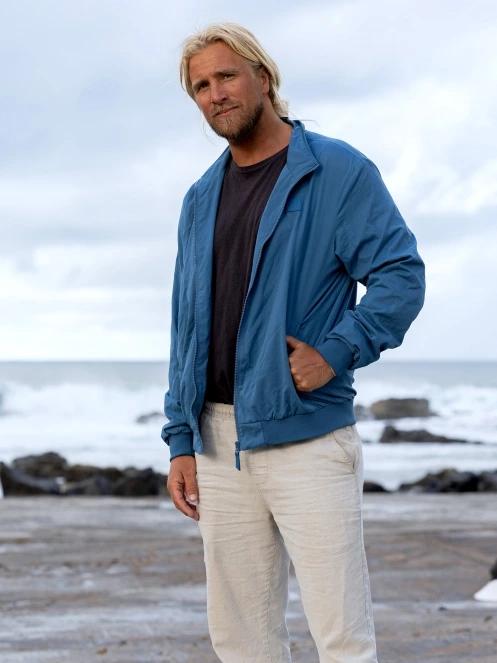 Fundango Harrington Casual Jacket for men in light blue 12