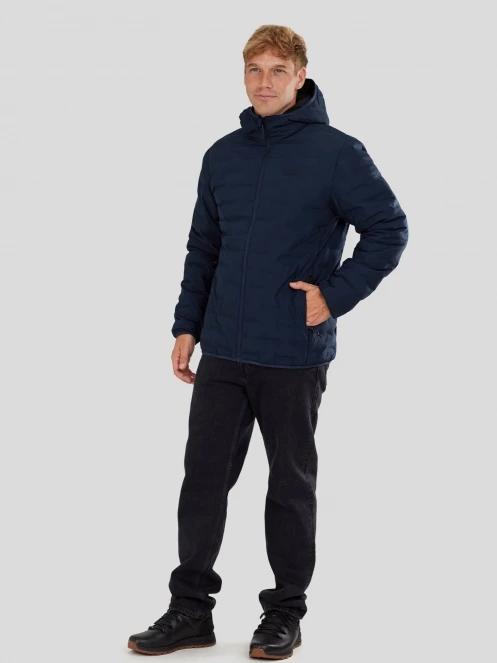 Fundango Smoke Eco Hooded Jacket for men in dark blue 4
