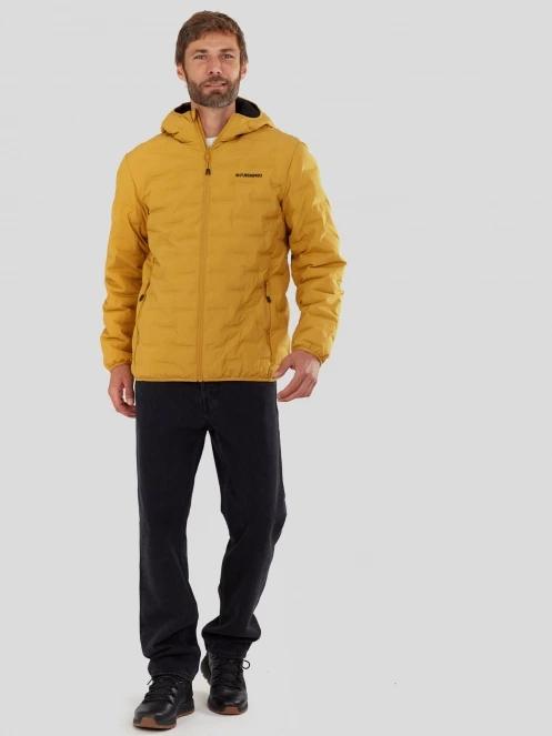 Fundango Smoke Eco Hooded Jacket for men in yellow 4