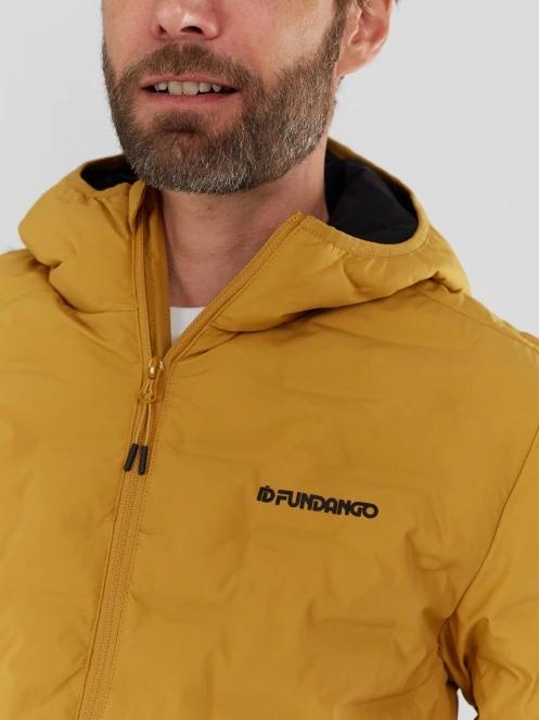 Fundango Smoke Eco Hooded Jacket for men in yellow 6
