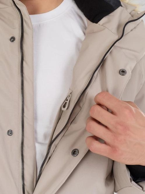 Fundango Spirit II Parka Jacket for men in sand 8