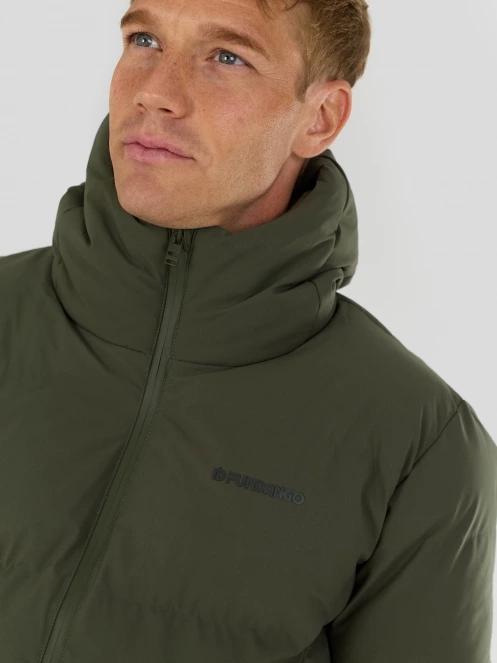 Fundango Newport Puffer Jacket for men in oliv 5