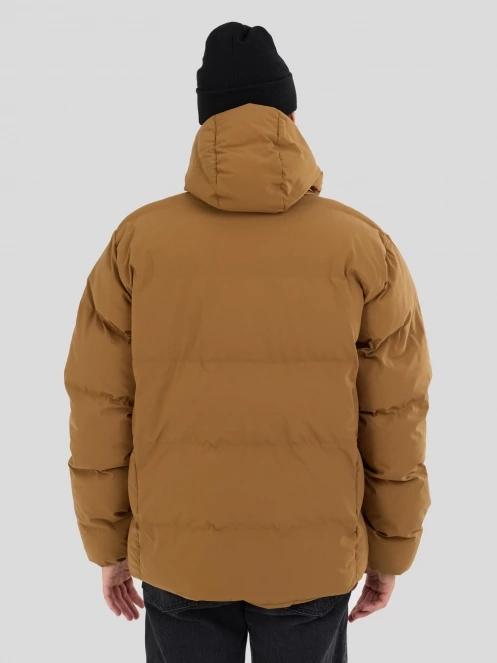 Fundango Newport Puffer Jacket for men in brown 3