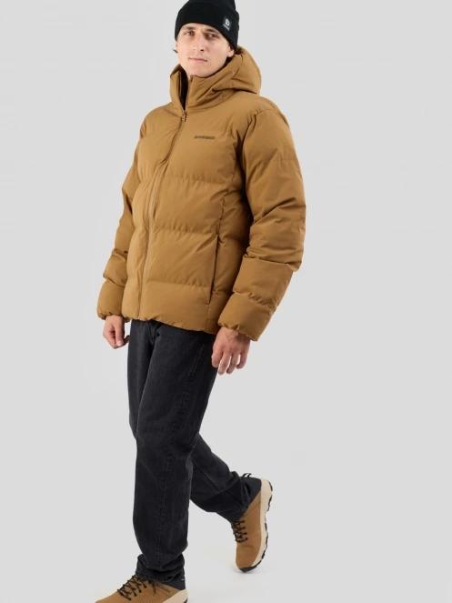 Fundango Newport Puffer Jacket for men in brown 4