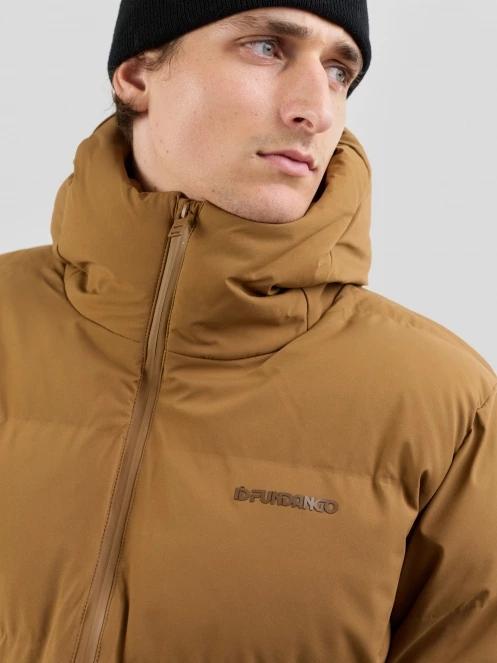 Fundango Newport Puffer Jacket for men in brown 5