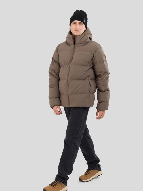 Fundango Newport Puffer Jacket for men in brown 4