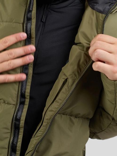 Fundango Ewan II Puffer Jacket for men in oliv 7
