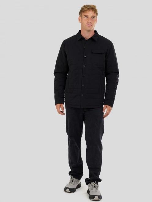 Fundango Grido Padded Shirt Jacket for men in black 4