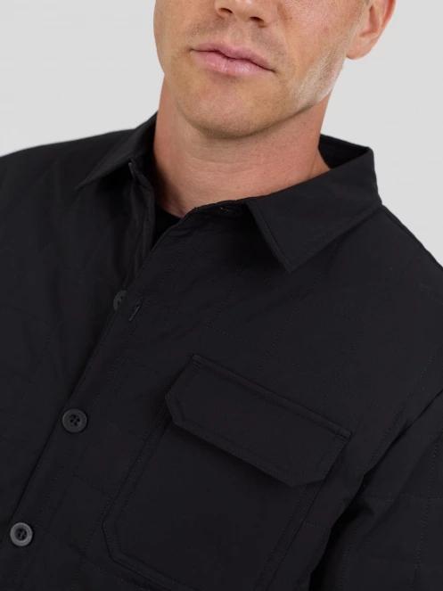 Fundango Grido Padded Shirt Jacket for men in black 6