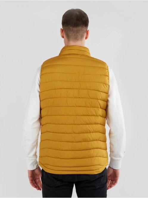 Fundango Hollow Padded Vest for men in yellow 3