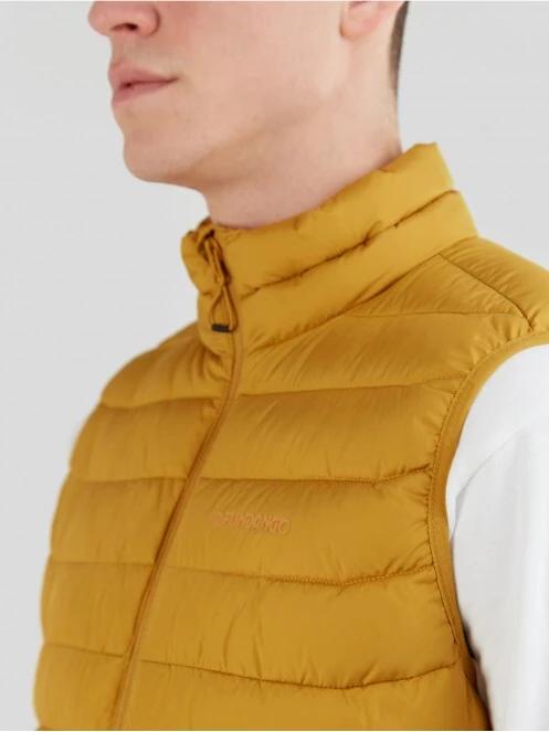 Fundango Hollow Padded Vest for men in yellow 5