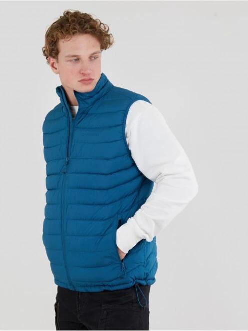 Fundango Hollow Padded Vest for men in green 2