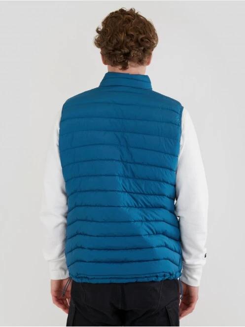 Fundango Hollow Padded Vest for men in green 3