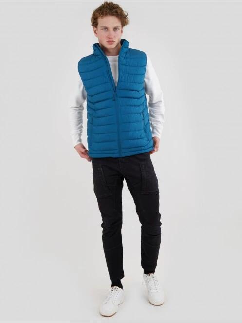 Fundango Hollow Padded Vest for men in green 4