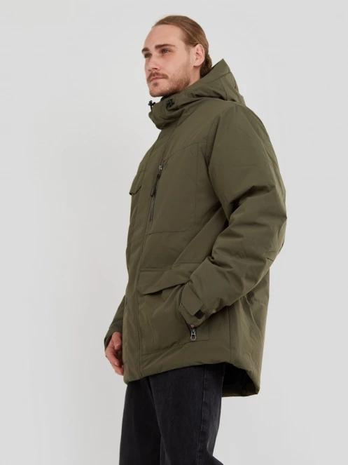 Fundango Perill Parka Jacket for men in oliv 5