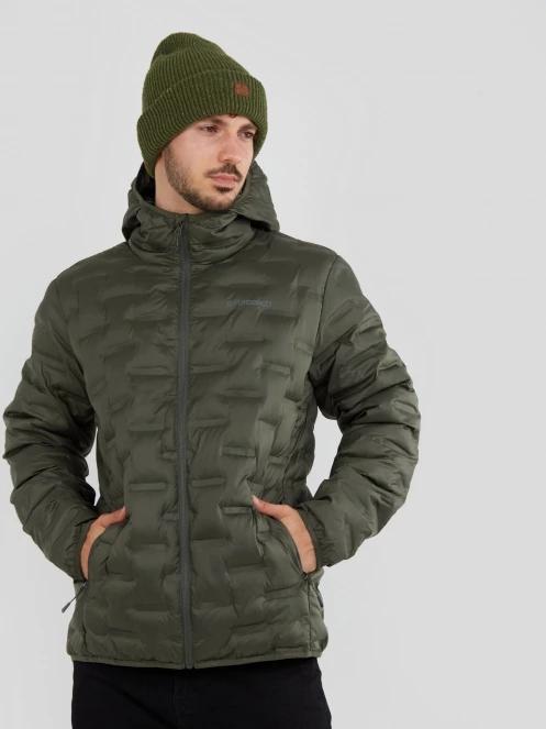 Fundango Smoke Hooded Jacket for men in oliv 2