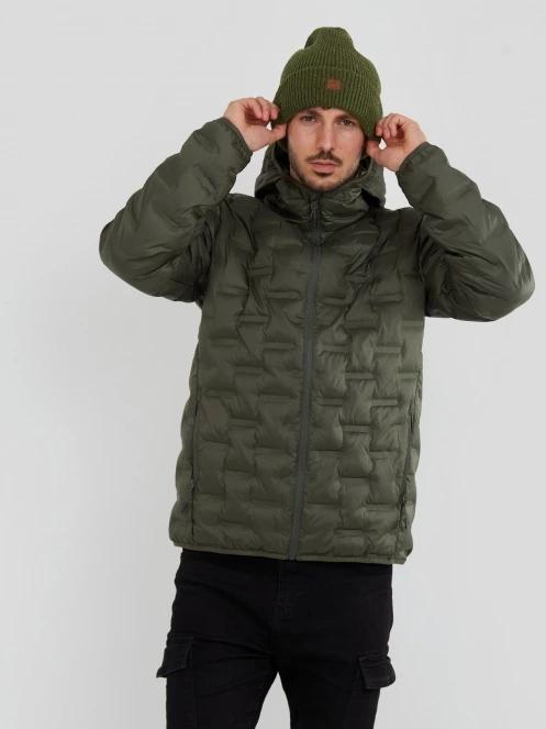 Fundango Smoke Hooded Jacket for men in oliv 5