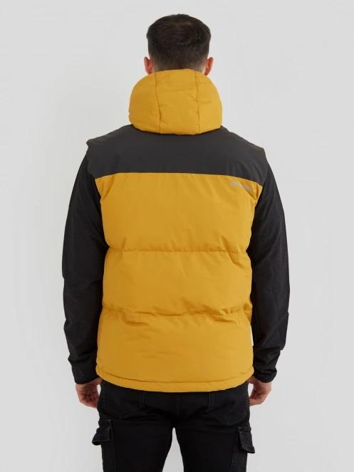 Fundango Laurel Padded Vest for men in yellow 3