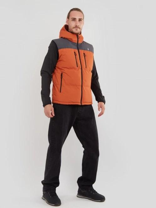 Fundango Laurel Padded Vest for men in red 4