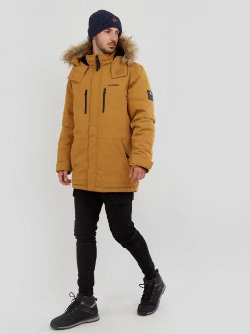 Fundango Spirit Parka Jacket for men in brown 4
