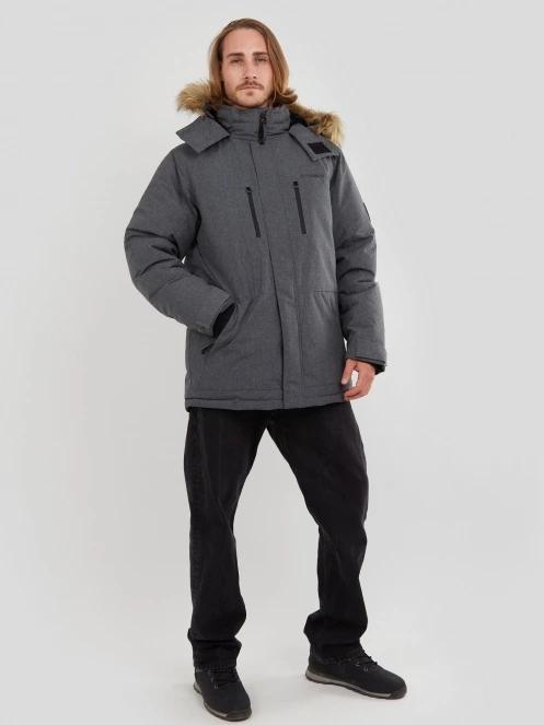 Fundango Spirit Parka Jacket for men in grey 4