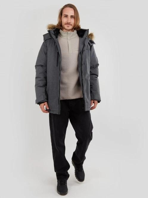 Fundango Spirit Parka Jacket for men in grey 5