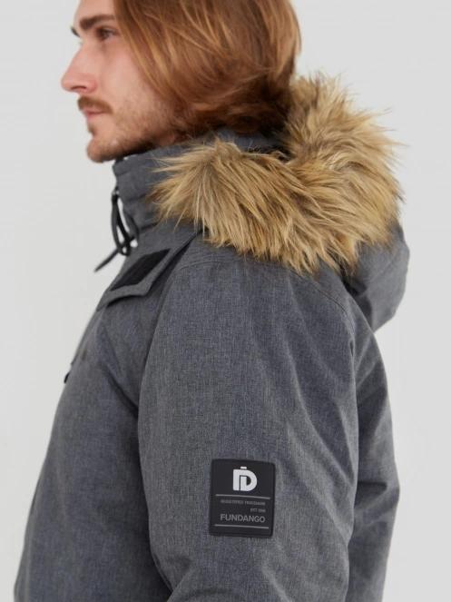 Fundango Spirit Parka Jacket for men in grey 6