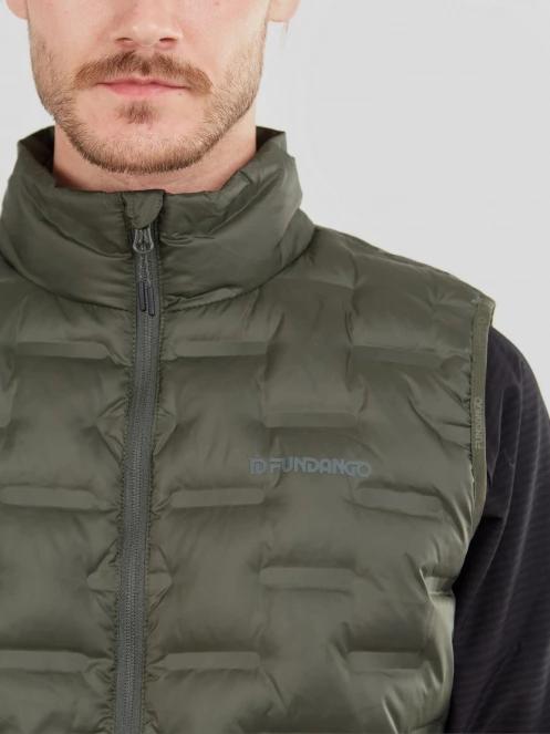 Fundango Smoke Vest for men in oliv 6