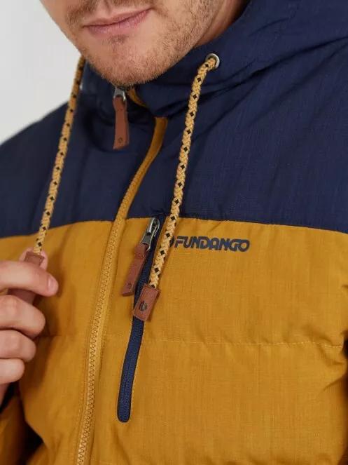 Fundango Passat Padded Jacket for men in yellow 4