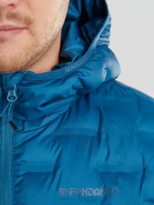 Fundango Smoke Hooded Jacket for men in light blue 5