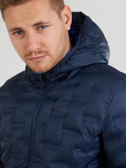 Fundango Smoke Hooded Jacket for men in dark blue 4