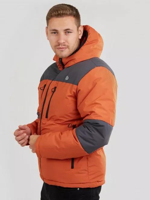 Fundango Navarro Padded Jacket for men in orange 2