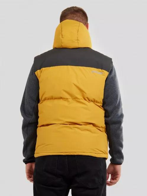 Fundango Laurel Padded Vest for men in yellow 3