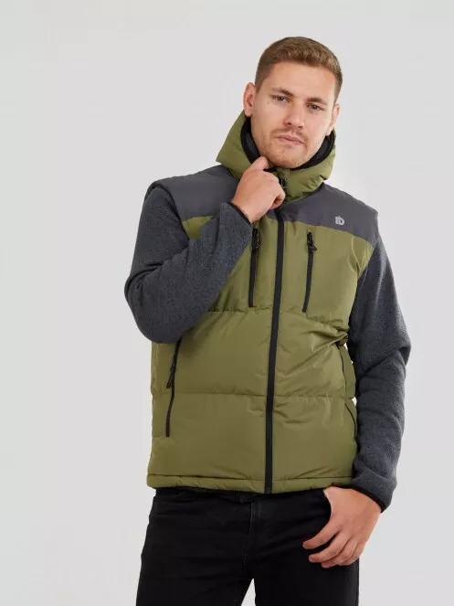 Fundango Laurel Padded Vest for men in oliv 2