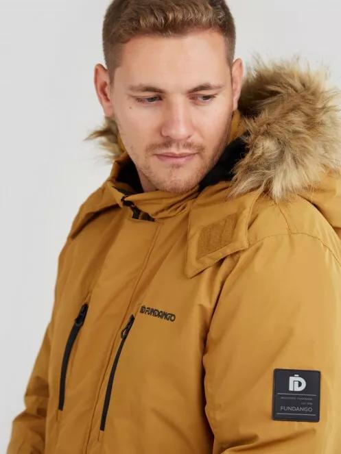 Fundango Spirit Parka Jacket for men in brown 4