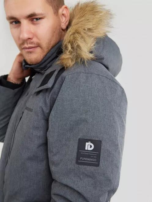 Fundango Spirit Parka Jacket for men in grey 4