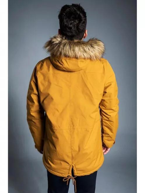 Fundango CORK Parka Jacket for men in brown 3