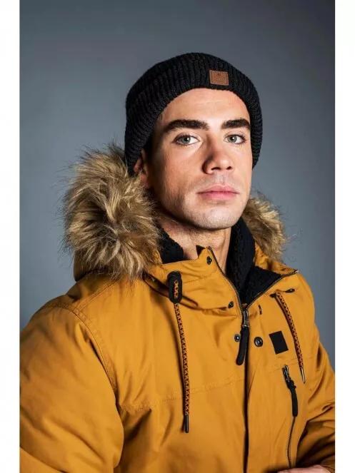 Fundango CORK Parka Jacket for men in brown 4