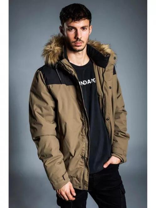 Fundango CARBONE Bomber Jacket for men in oliv 2