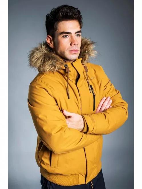 Yellow jacket deals with hood