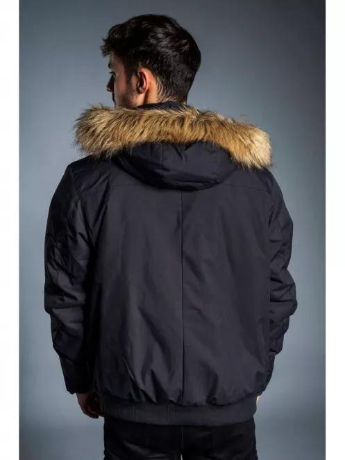Fundango CARBONE Bomber Jacket for men in black 3
