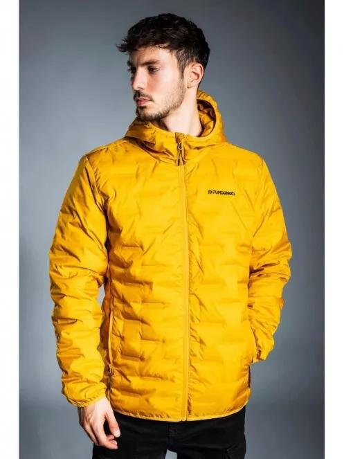 Mens yellow down jacket top