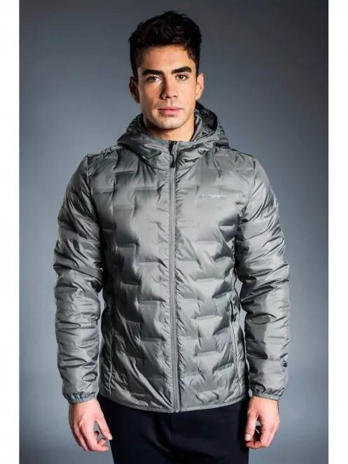 SMOKE Hooded Down Jacket